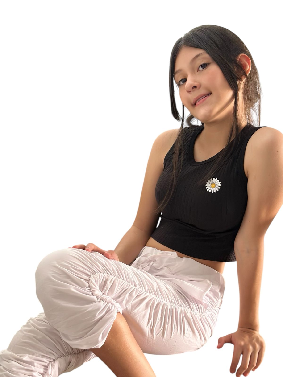 PANTALON ENCAUCHADO